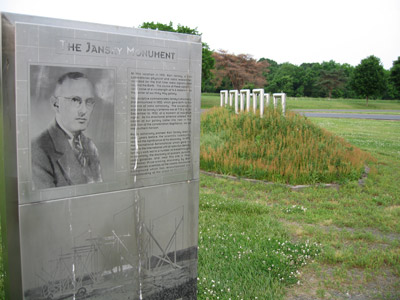 Karl Jansky Monument in Holmdel, New Jersey