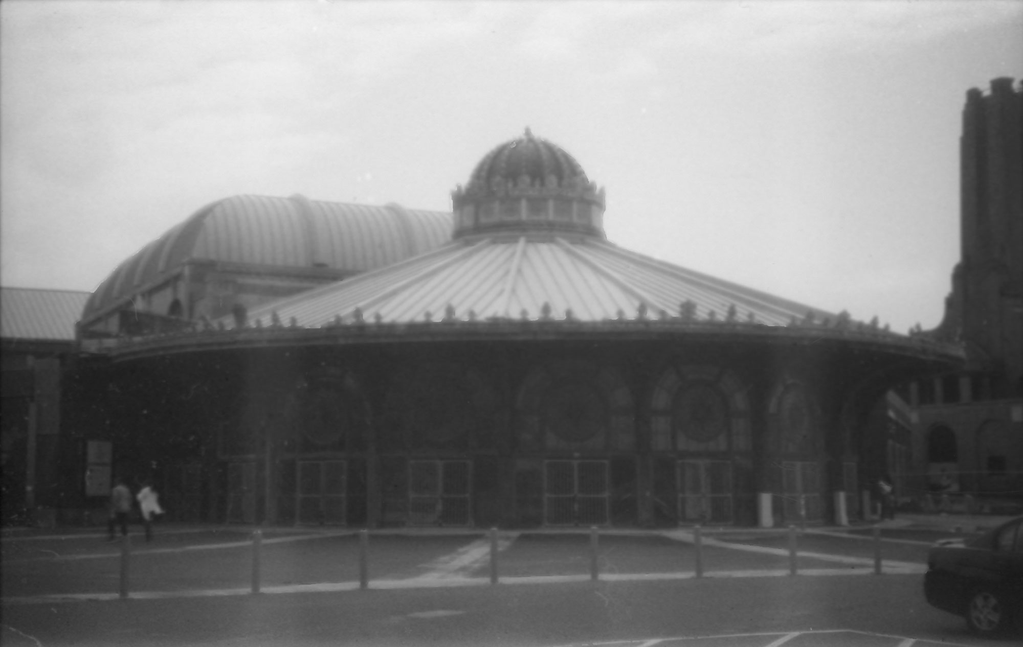 The carousel building on the boardwalk in Asbury Park