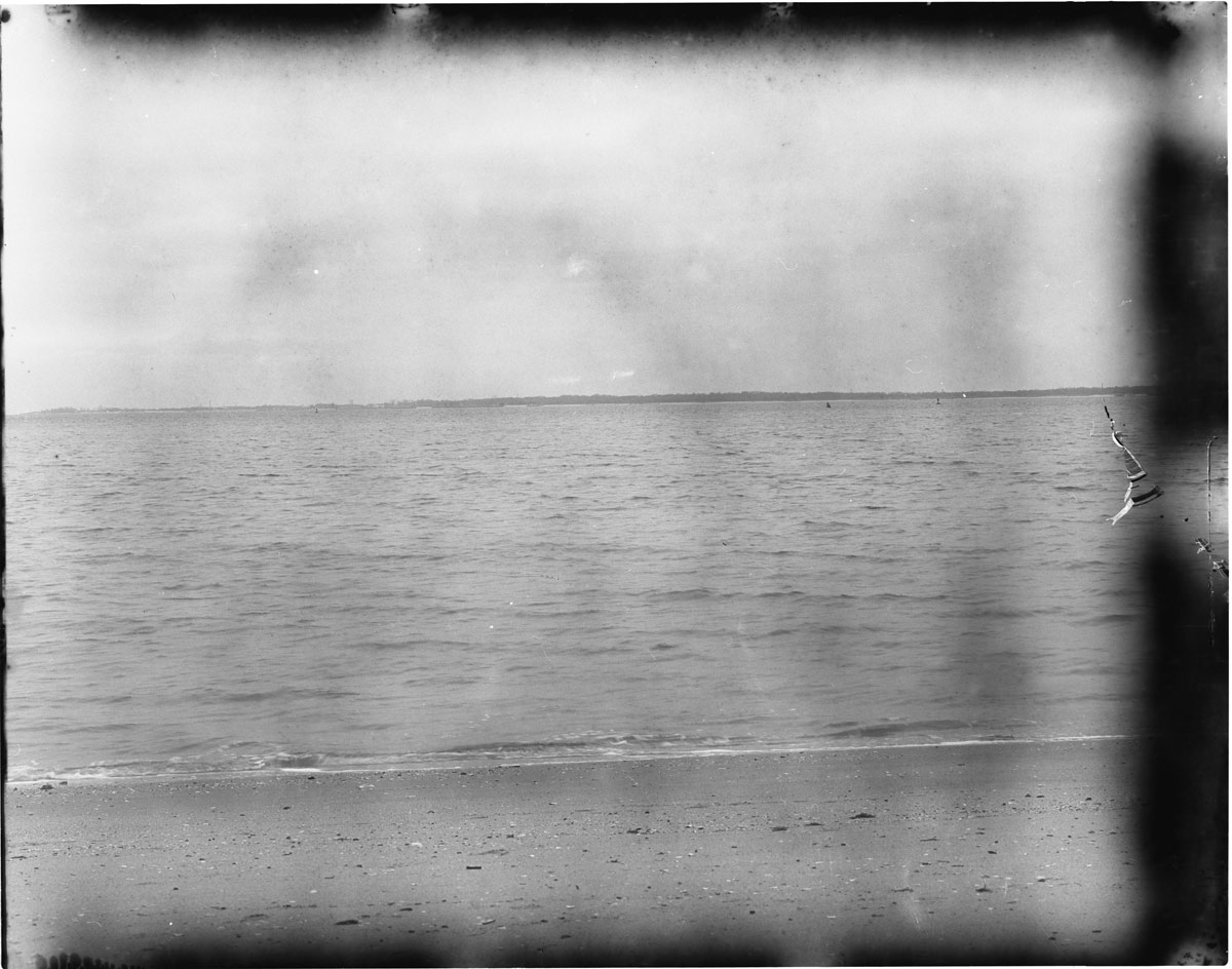 Sandy Hook seen from Popamora Point