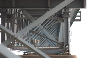 Burlington-Bristol Bridge from underneath