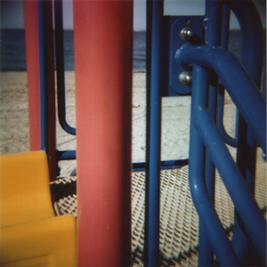 Jungle Gym at the beach, close up